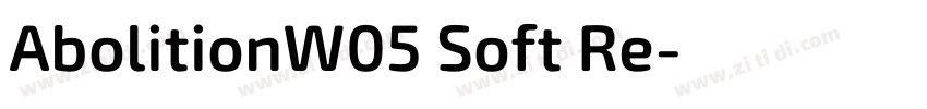 AbolitionW05 Soft Re字体转换